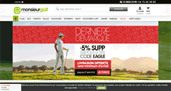 Desktop Screenshot of monsieurgolf.com